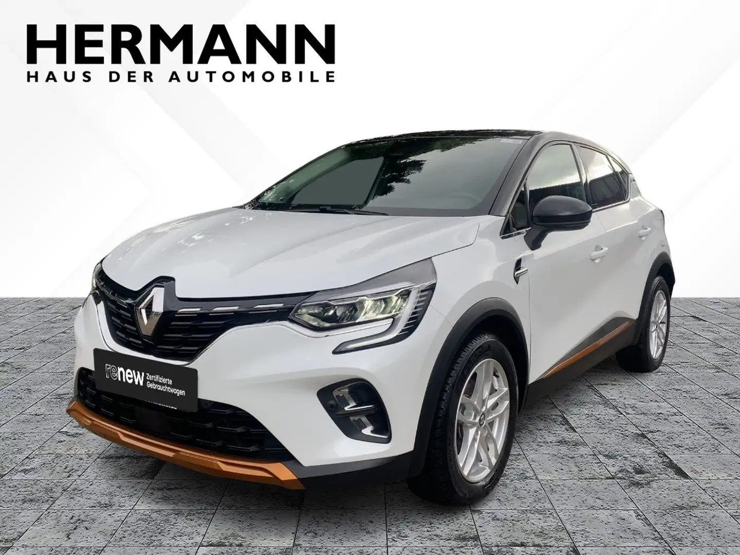 Renault Captur II 1.6 E-TECH 160 GPF Intens CAM*LED*NAVI Wit - 2
