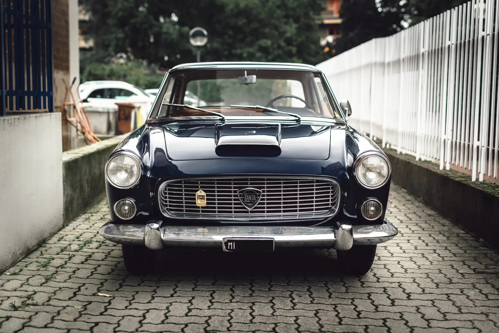 Lancia Flaminia Coupè | Targhe originali | ASI con CRS Blau - 2