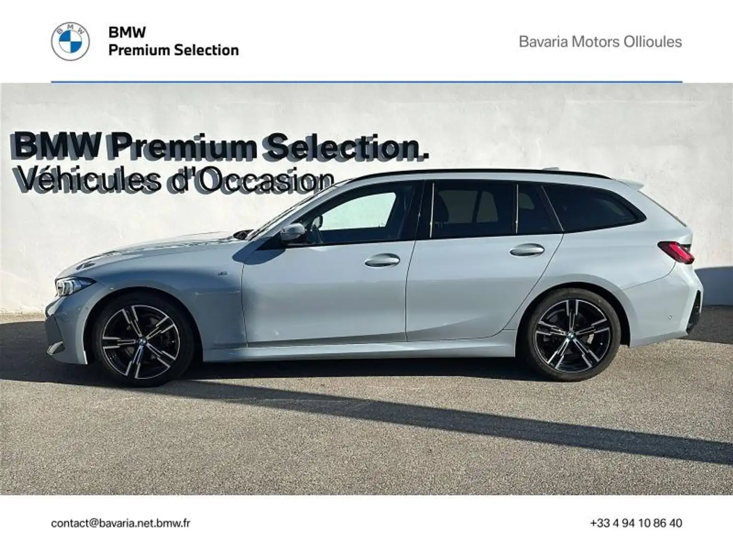 BMW 318 318dA 150ch M Sport Gris - 2