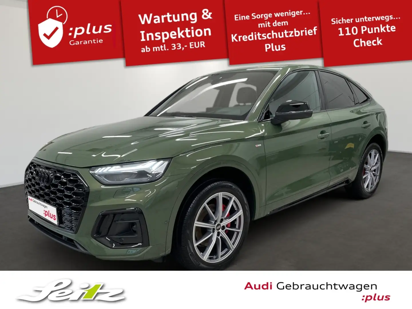 Audi Q5 Sportback 45 TFSI quattro S line *AHK*HEAD-UP*PANO Vert - 1