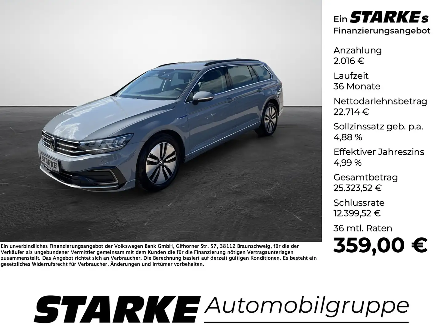 Volkswagen Passat Variant GTE 1.4 TSI DSG Gris - 1