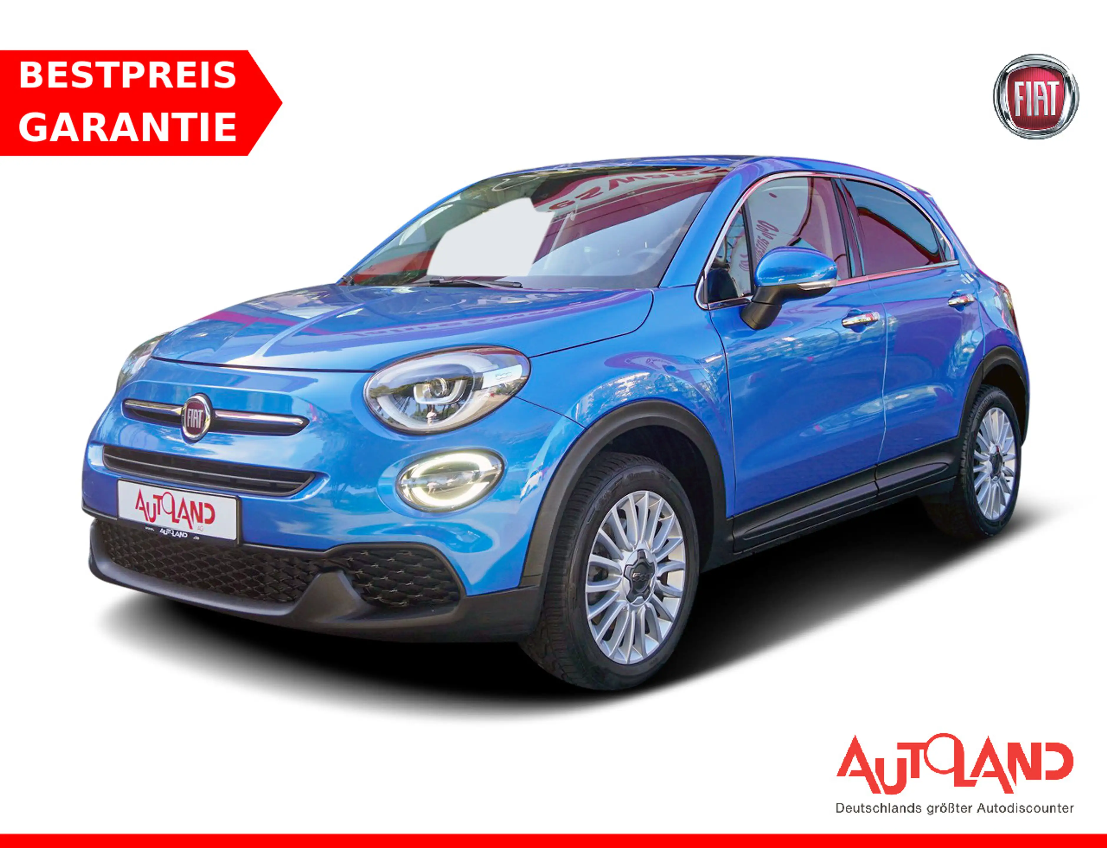 Fiat 500X 1.6 LED DAB AHK Android Apple Klima PDC USB