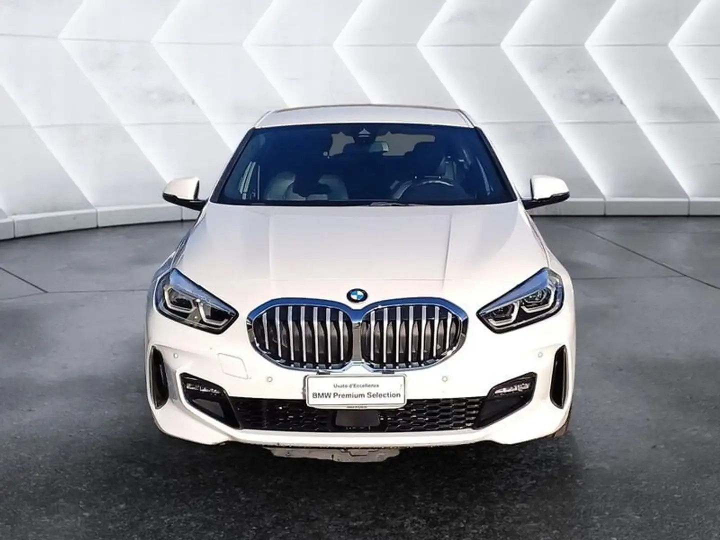 BMW 118 118d auto Bianco - 2