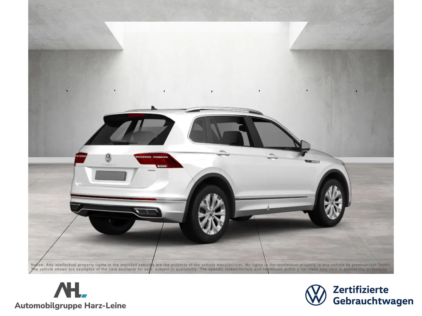 Volkswagen Tiguan 1.4 TSI eHybrid Elegance DSG Matrix Navi ACC RFK Weiß - 2