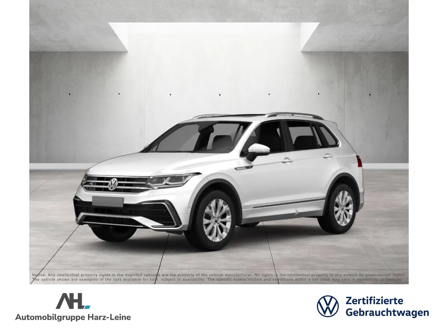 Volkswagen Tiguan 1.4 TSI eHybrid Elegance DSG Matrix Navi ACC RFK Weiß - 1