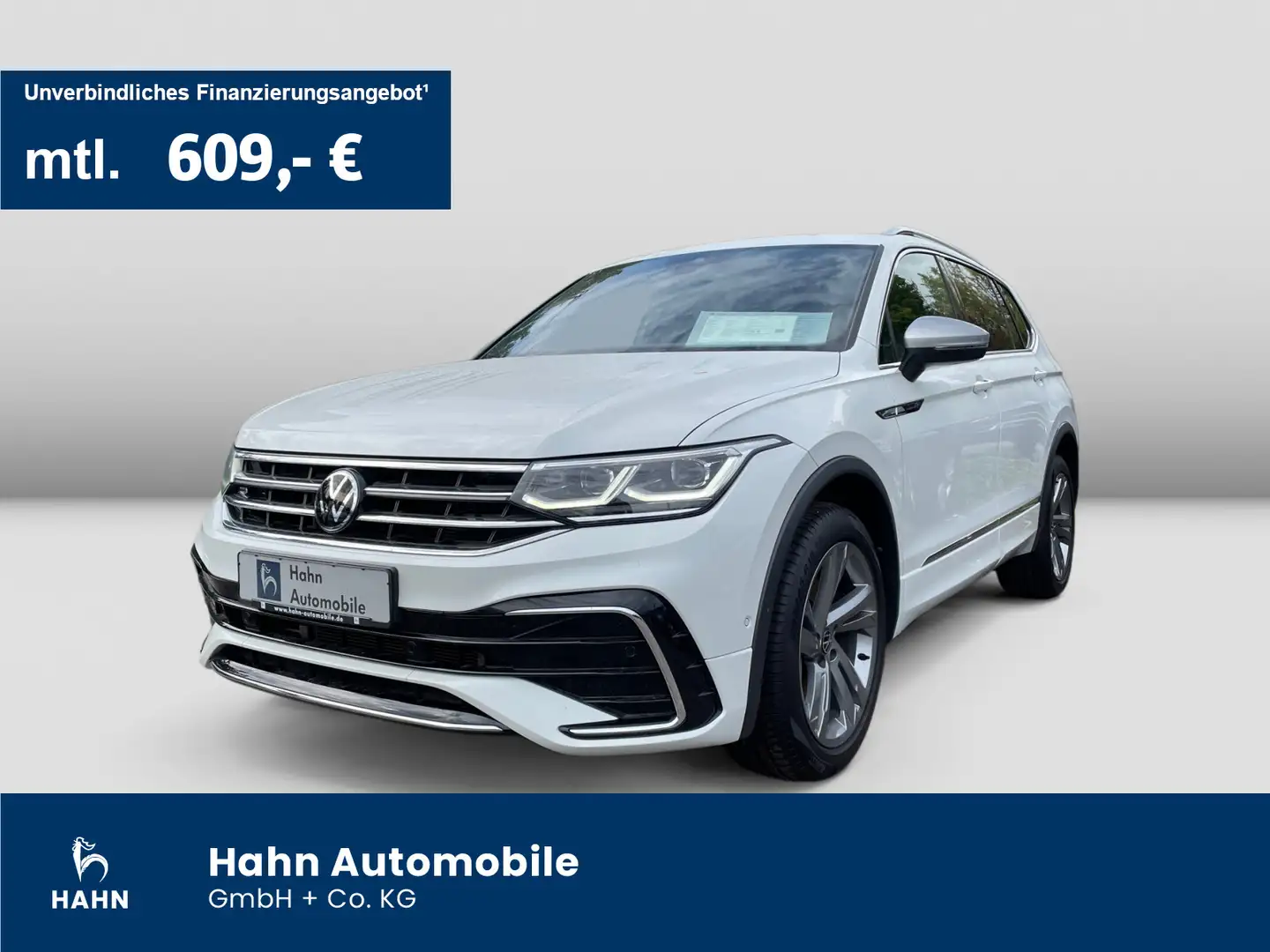 Volkswagen Tiguan Allspace 2.0TSI DSG 4Mo R-Line DCC Standh Weiß - 1