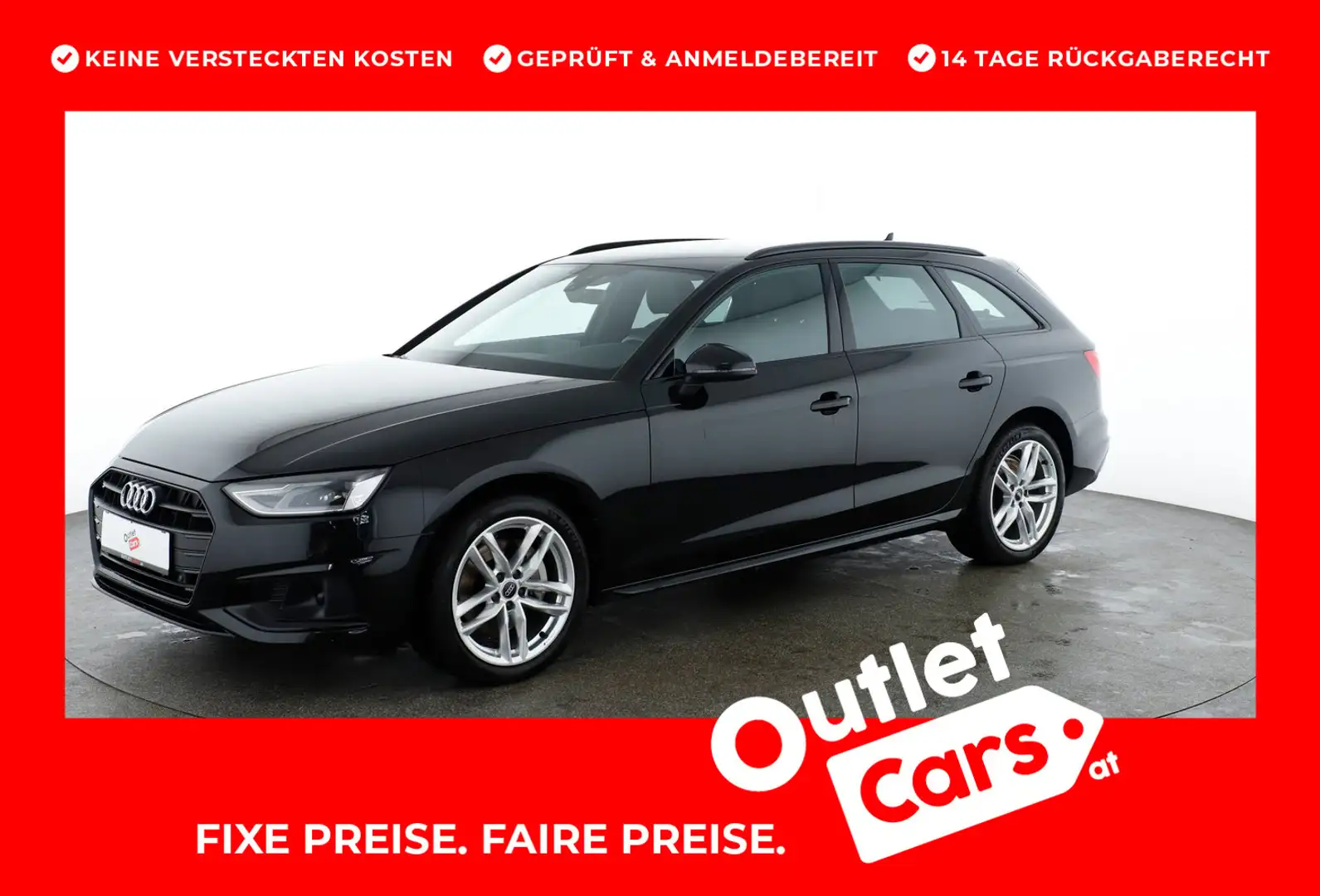 Audi A4 40 TDI advanced Black - 1