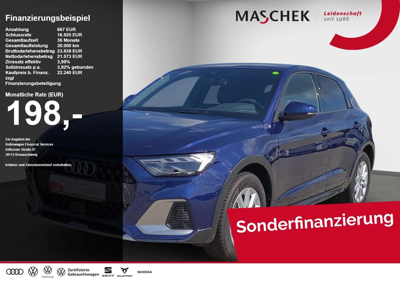 Audi A1 2025 — allstreet 30 TFSI S line LED Sonos GRA Sitzh Sport