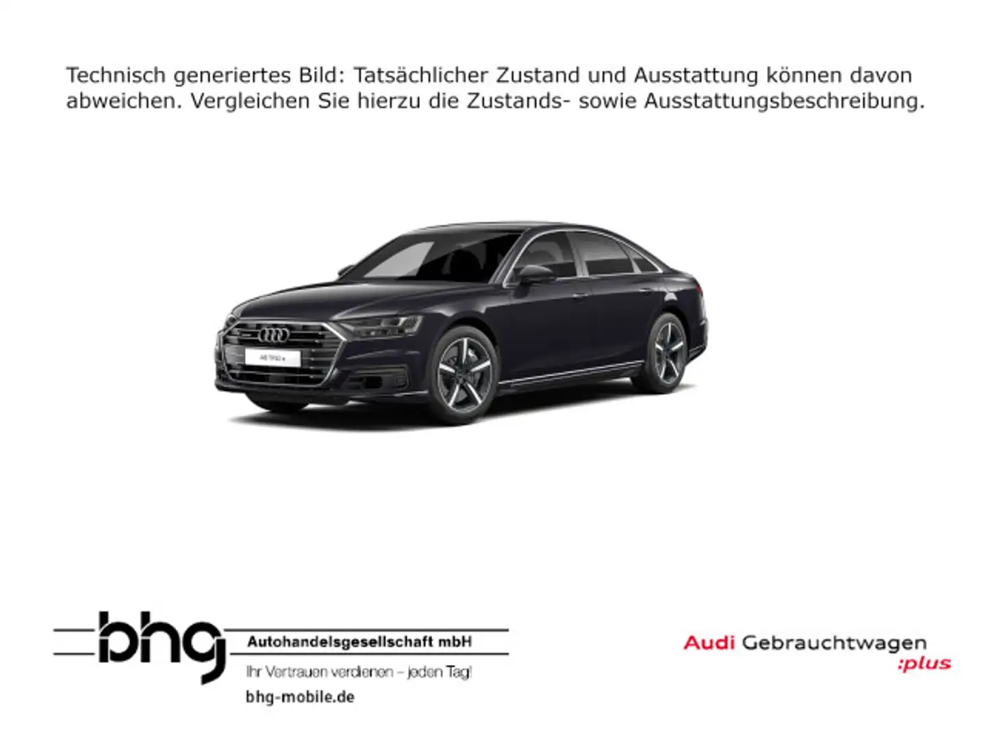 Audi A8 60 TFSI e quattro Schwarz - 1