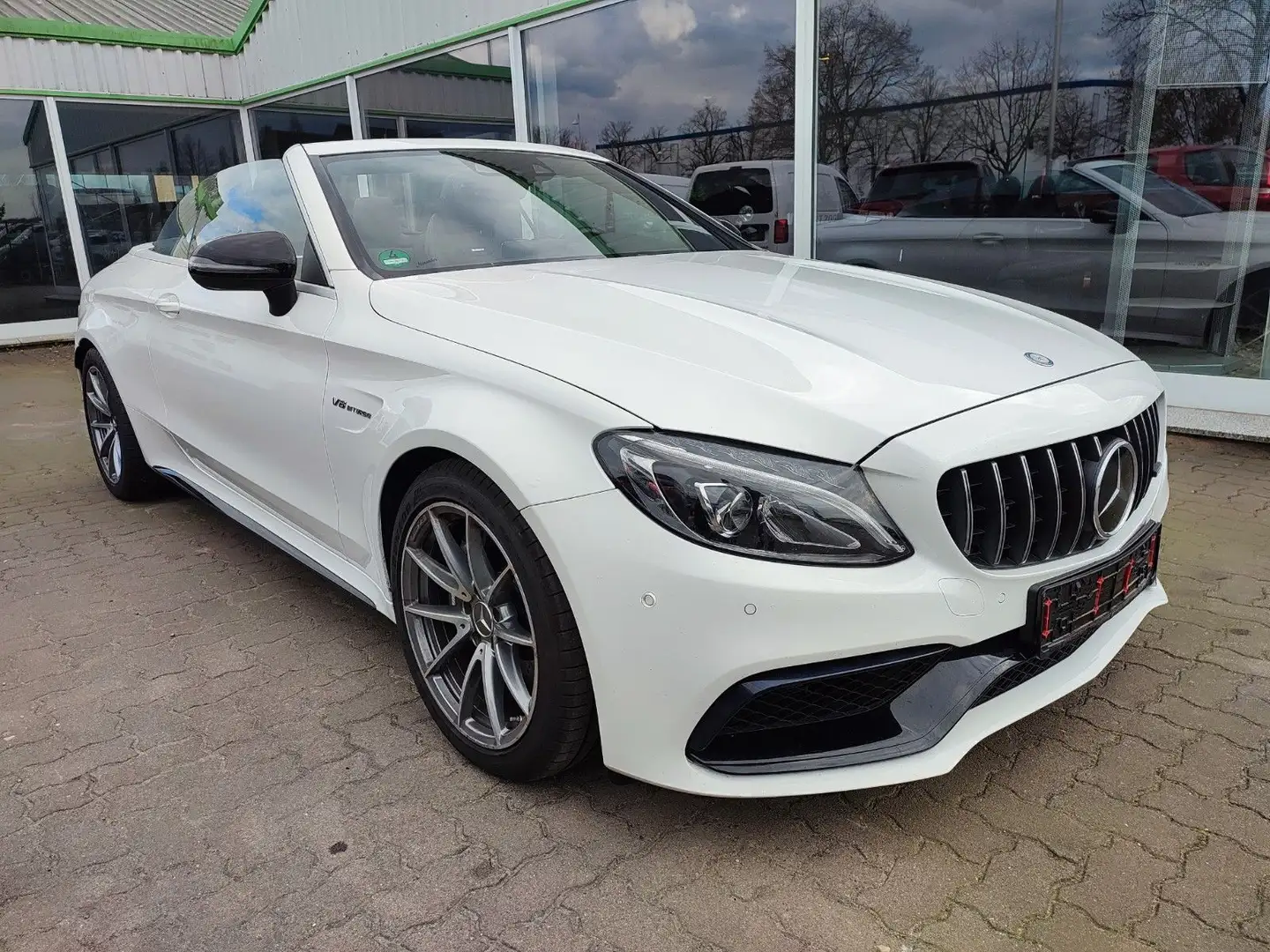 Mercedes-Benz C 63 AMG Cabrio  AHK LED 2. HAND Weiß - 1