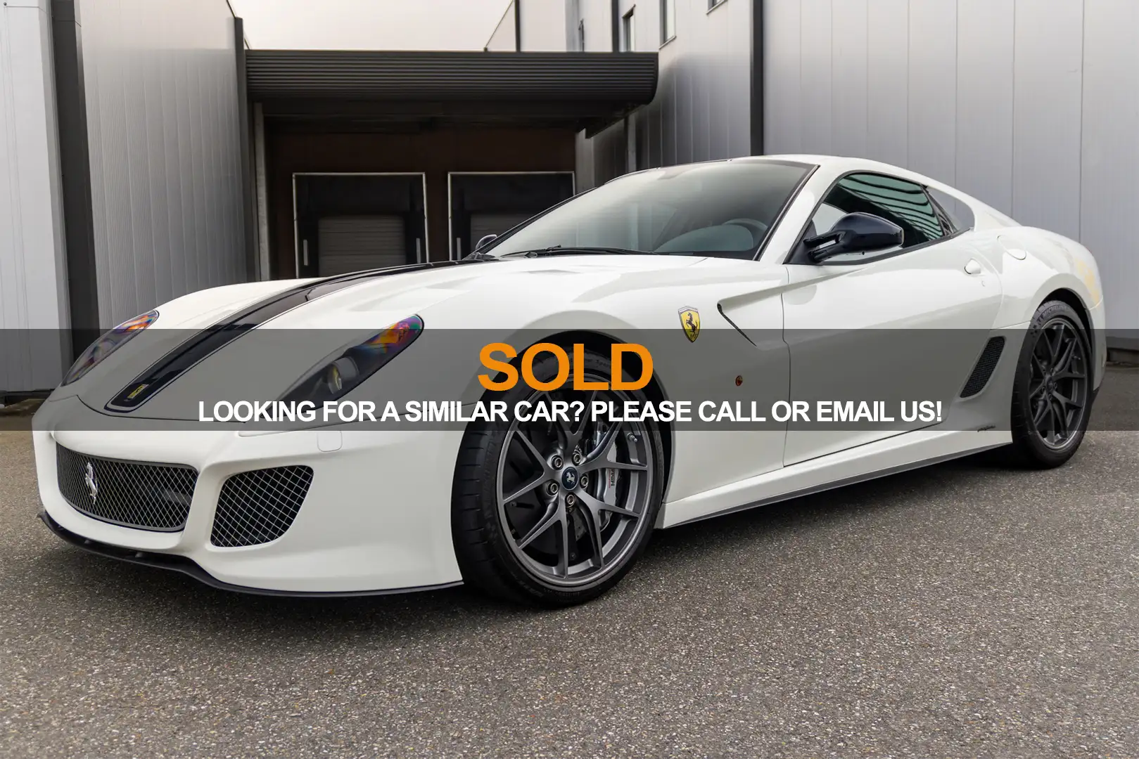 Ferrari 599 GTO - Bianco Avus - 1 of 599 Gris - 1