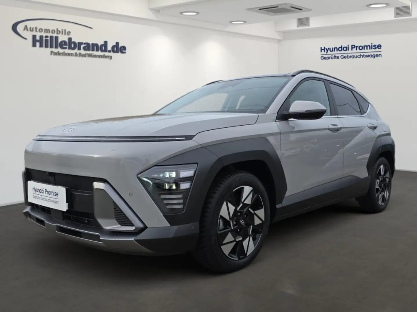 Hyundai KONA Prime 4WD DCT El. Panodach Navi Digitales Cockpit Grau - 1