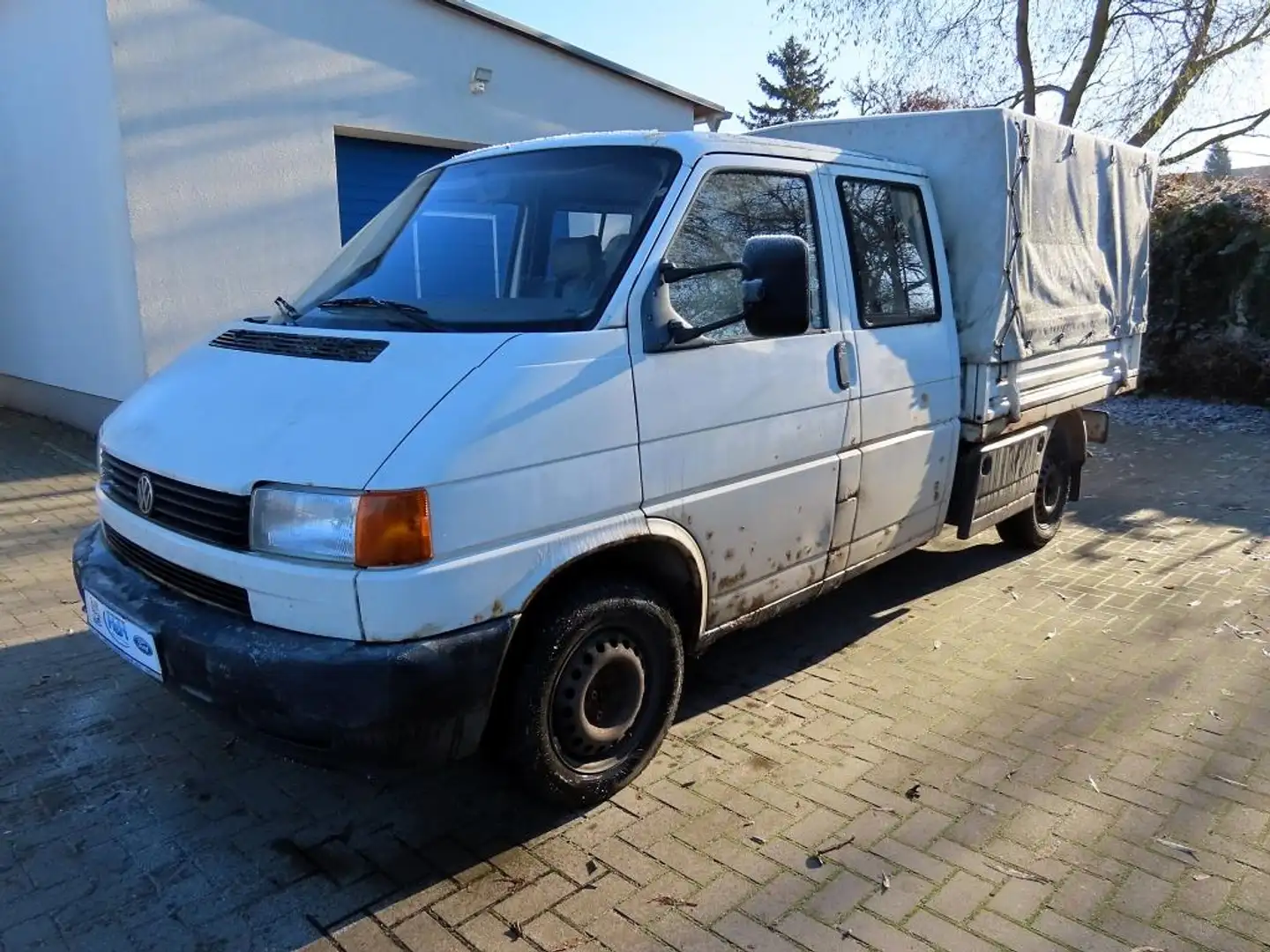 Volkswagen T4 1.9 TD Doka Pritsche 6Sitze+StandHZ Szürke - 2