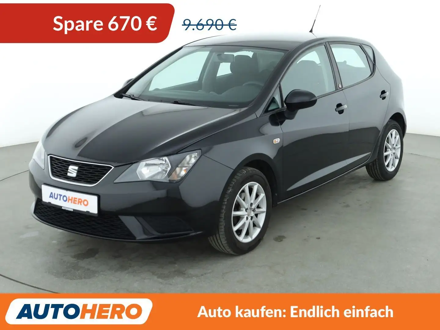 SEAT Ibiza 1.0 Reference*PDC*KLIMA* Schwarz - 1