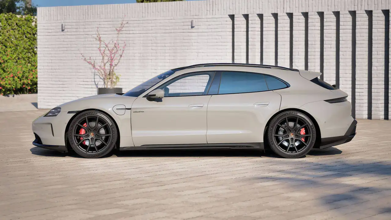 Porsche Taycan GTS ST FACELIFT BATT+/SPORTDES/ACHTERASST/PTV+/PANO/AIR/21"RS/HDMATR/CHRONO/ENTRY/SOFTCL/HUD/360/ACC/DISPLAY/18W/BOSE, миниатюра 3