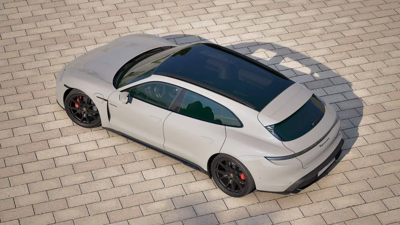Porsche Taycan GTS ST FACELIFT BATT+/SPORTDES/ACHTERASST/PTV+/PANO/AIR/21"RS/HDMATR/CHRONO/ENTRY/SOFTCL/HUD/360/ACC/DISPLAY/18W/BOSE, миниатюра 4