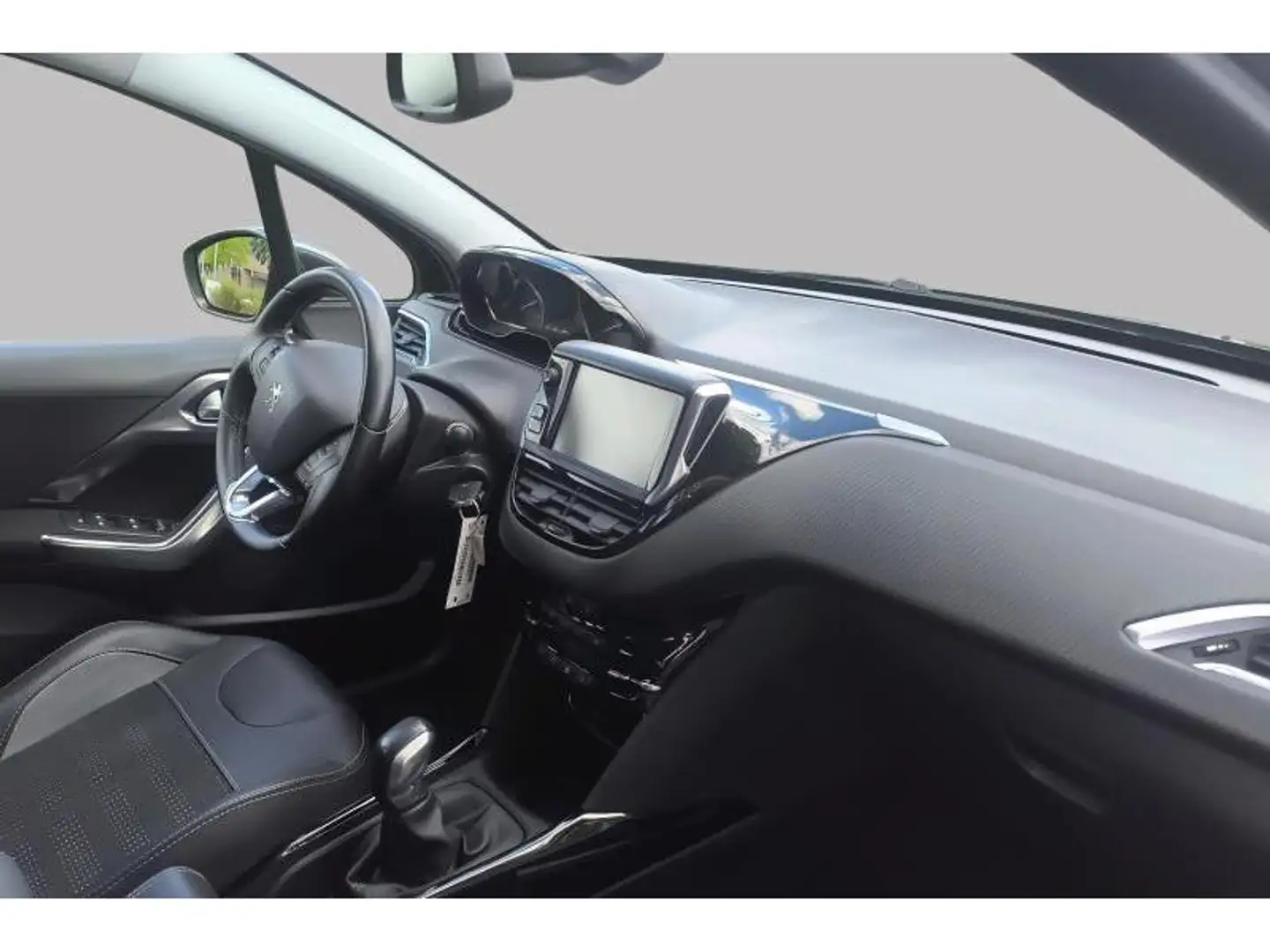 Peugeot 2008 Allure HALFLEDER NAVI Gris - 2