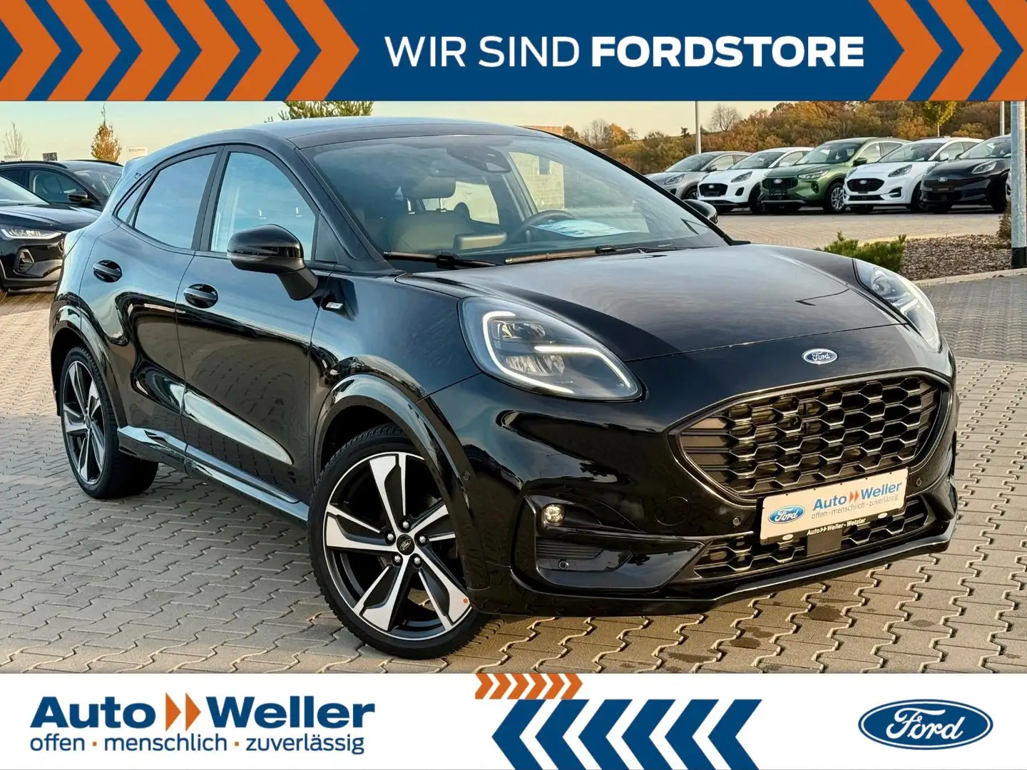 Ford Puma ST-Line X 1.0 EcoBoost Bi-LED PANO 19-Zoll Schwarz - 1