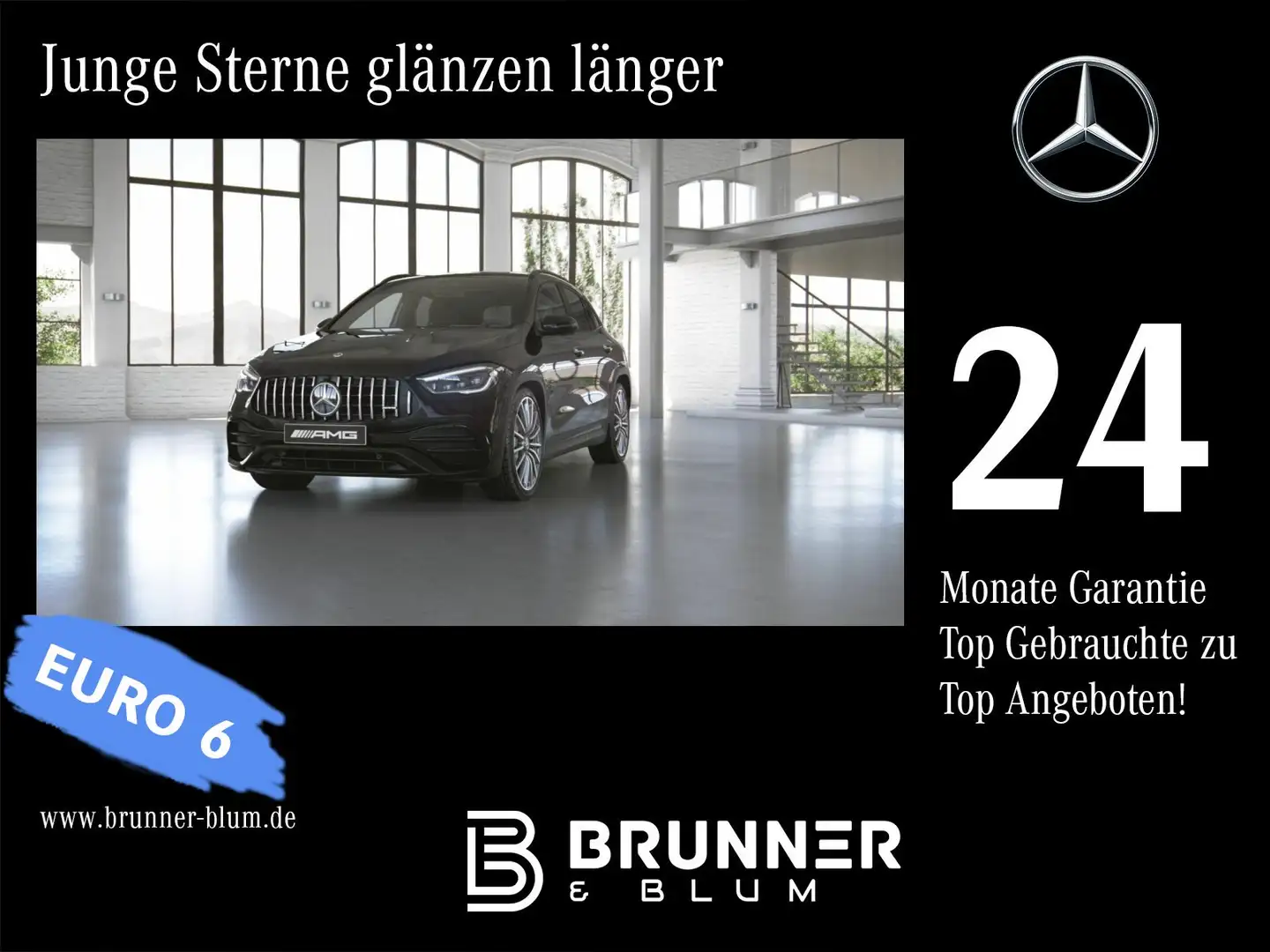Mercedes-Benz GLA 35 AMG GLA 35 4M Pano,AHK,Kamera,Night,Ambi,Keyless,Tot Schwarz - 1