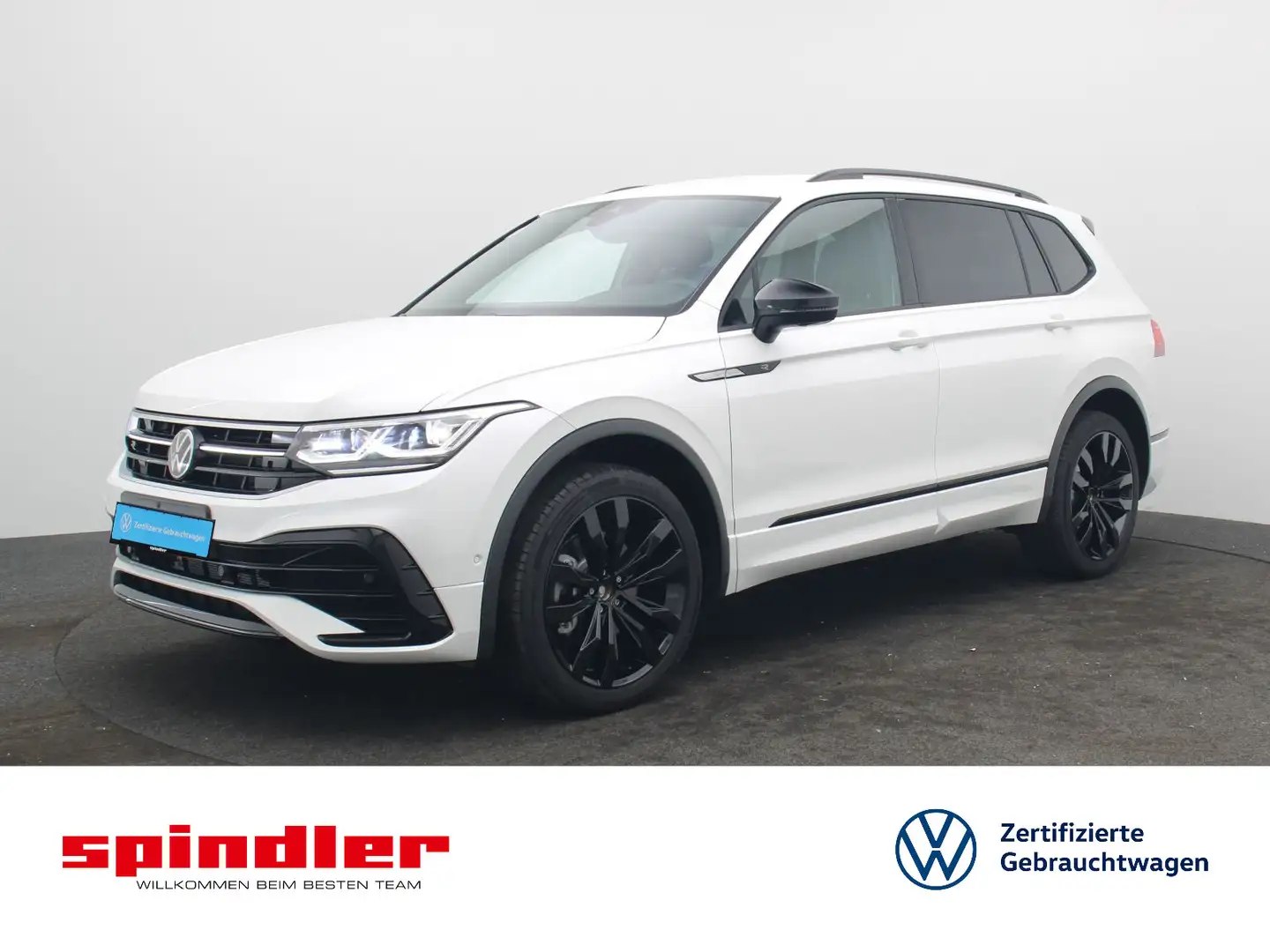 Volkswagen Tiguan Allspace R-Line Black 2.0TDI DSG 4M / AHK Weiß - 1