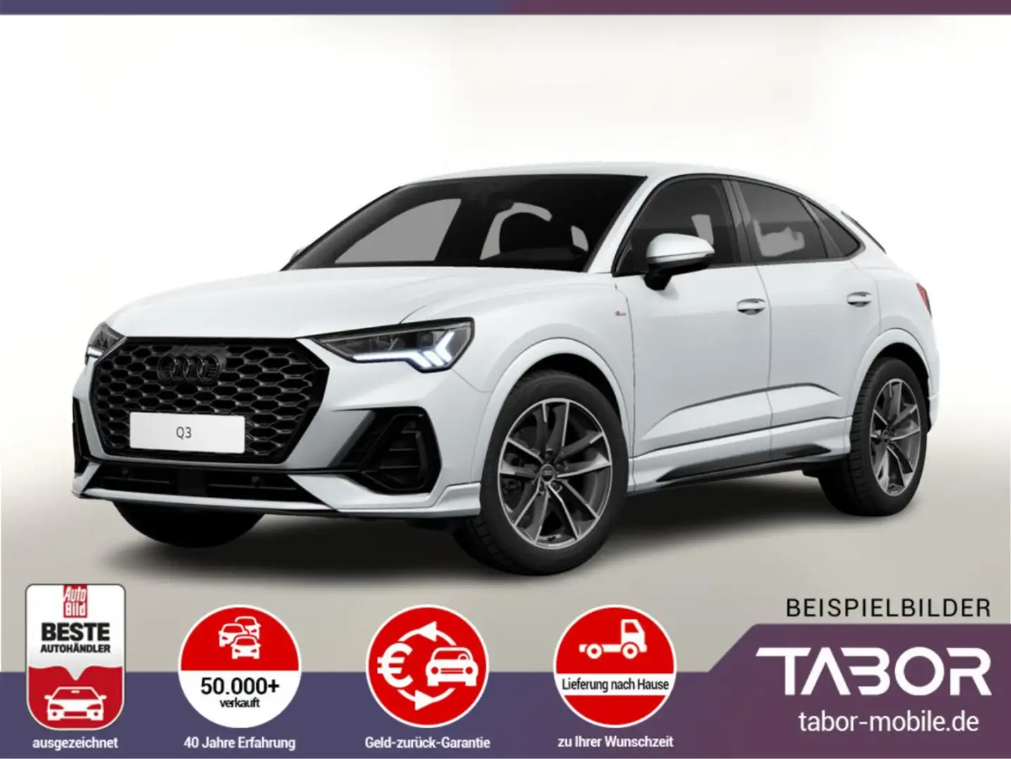 Audi Q3 35 TFSI S tronic 2xS line Nav 19Z Weiß - 1