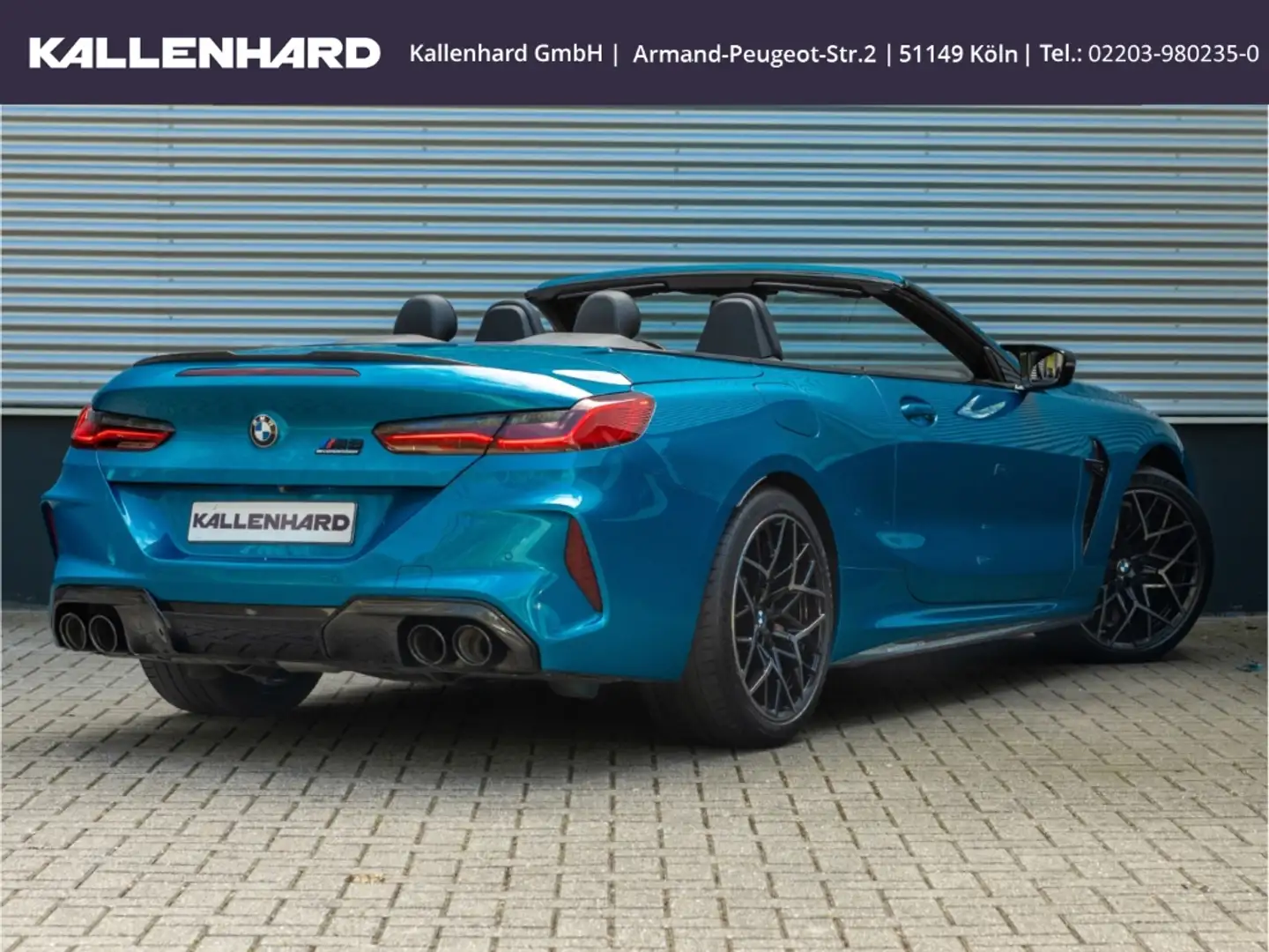 BMW M8 Competition Cabrio-Individual ''Atlantisblue metal Bleu - 2