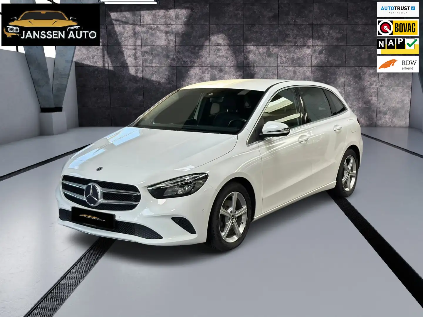 Mercedes-Benz B 200 automaat, 1/2 leder, navi, stoelverwarming, trekha Blanc - 1
