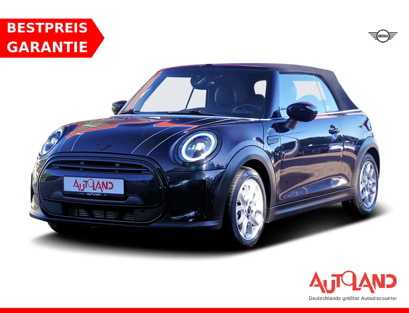 MINI Cooper Cabrio Classic 1.5 Aut. LED Navi Tempomat Schwarz - 1