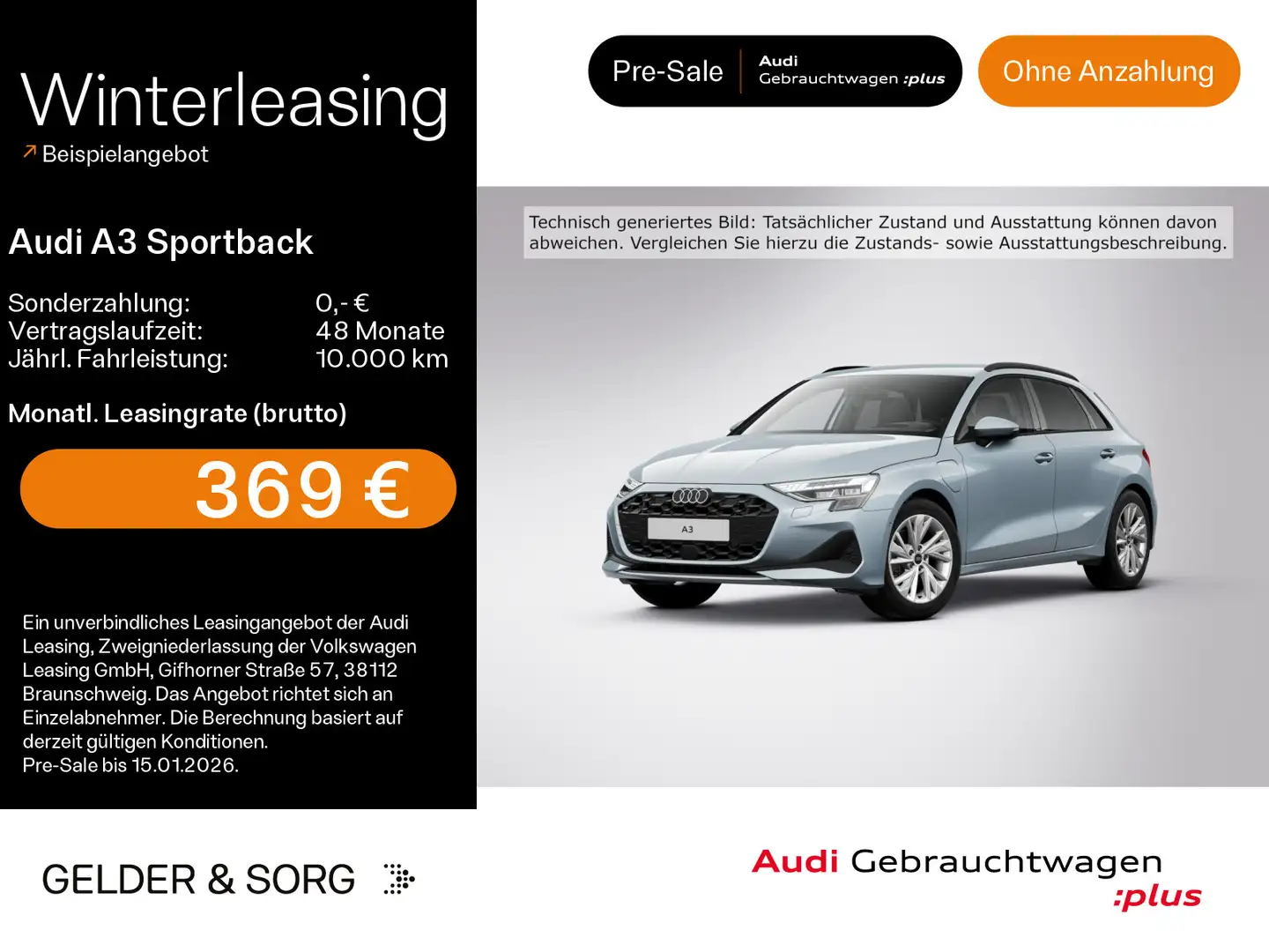 Audi A3 40 TFSI e SONOS*AHK*LED*HuD*RFK Grau - 1