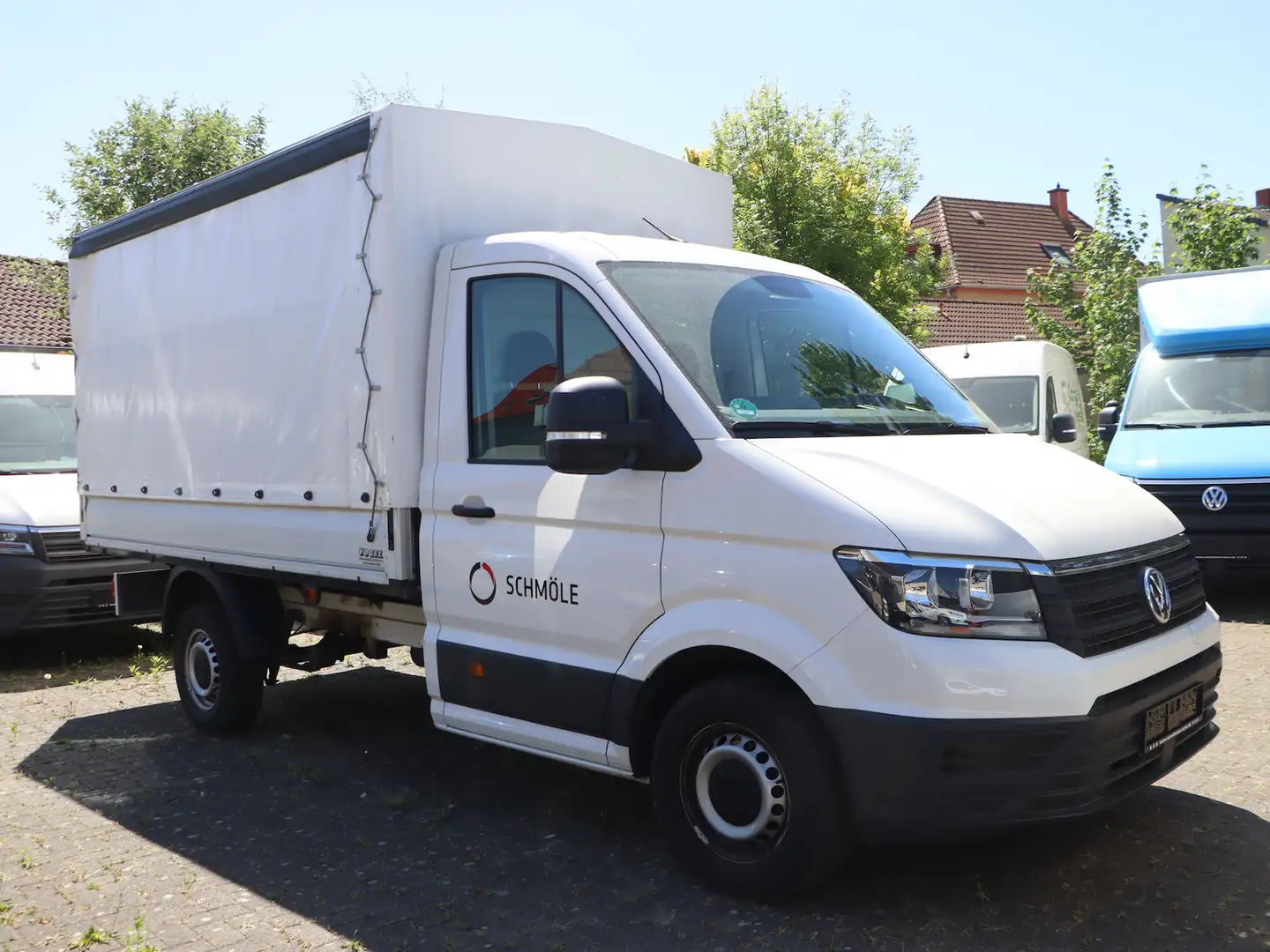 Volkswagen Crafter Pritsche+ PLANE 35 MITTELLANG / NAVI-DM Weiß - 2