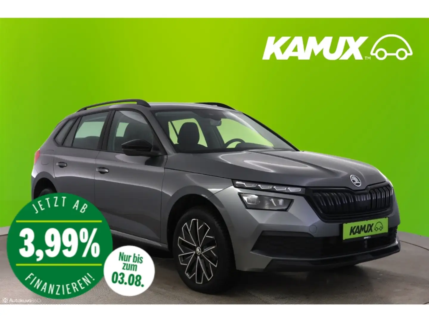 Skoda Kamiq 1.5TSI DSG Style+LED+KAMERA+CARPLAY Gris - 1