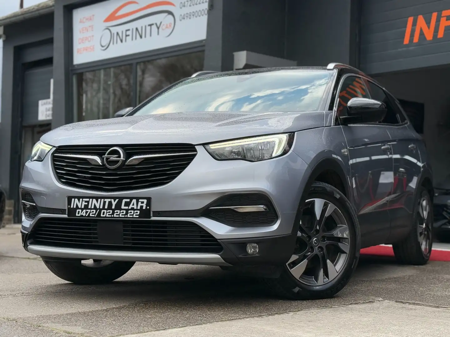 Opel Grandland X 1.5 Turbo ECOTEC D Ultimate Grigio - 2