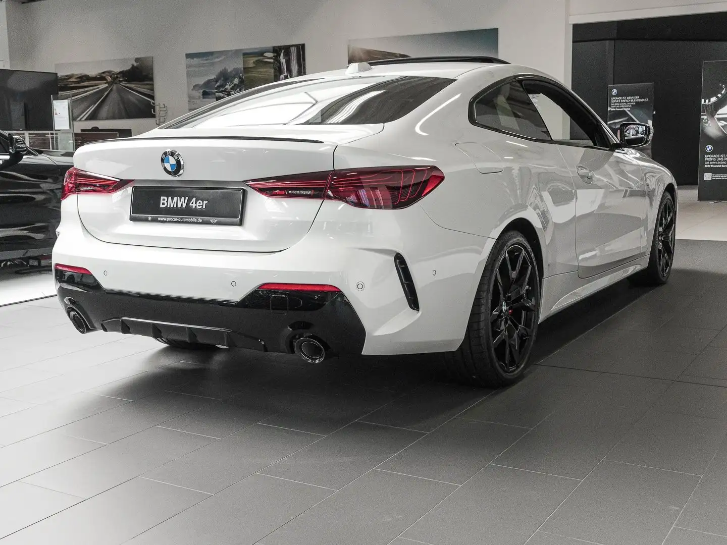 BMW 430 i xDrive Coupé MSport PANO AHK DA PROF PA+19" Blanc - 2