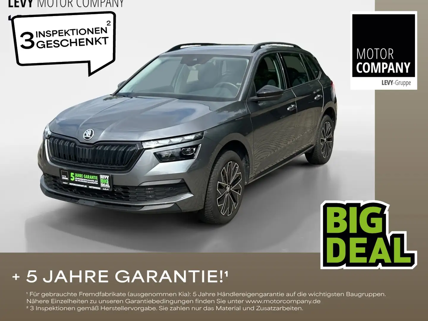 Skoda Kamiq 1.0 TSI Style LED KeyLess PDC KlimaA LM Сірий - 1