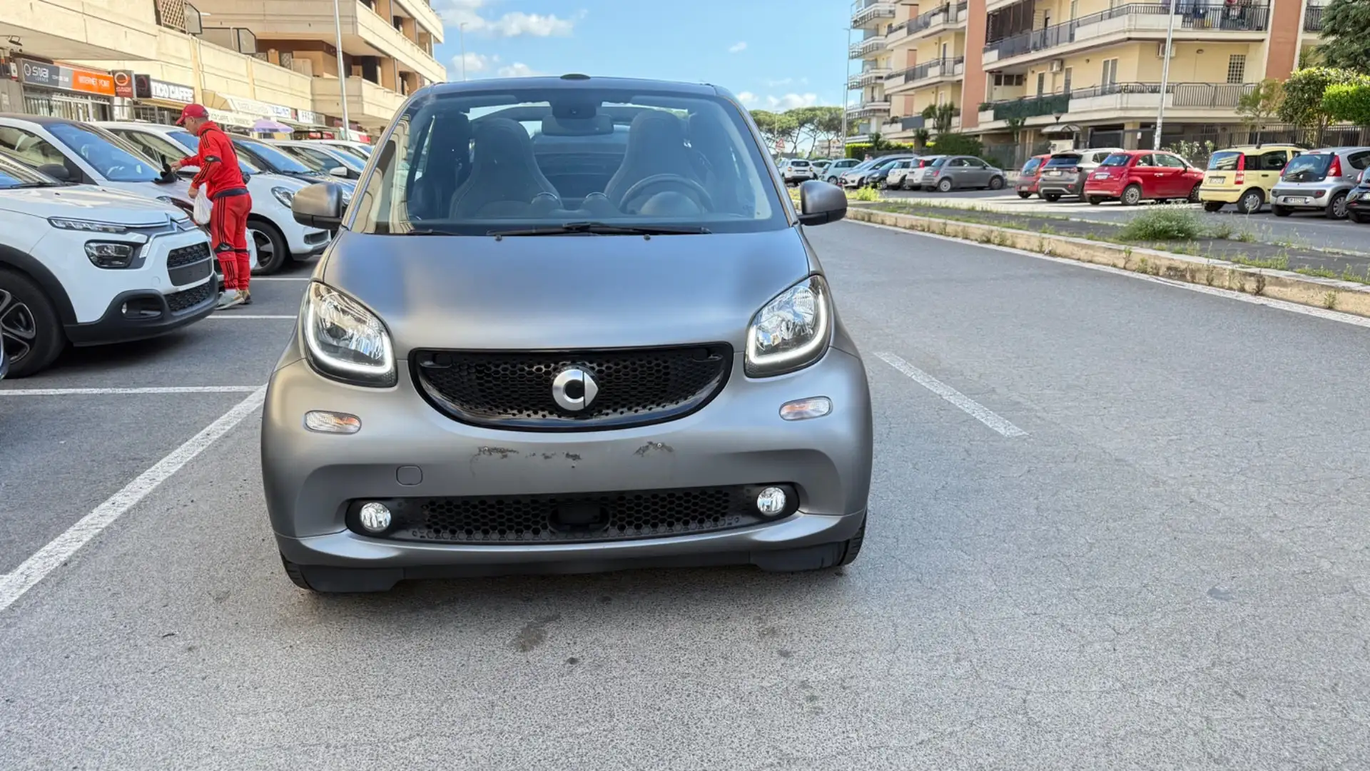 smart forTwo 90 0.9 T twinamic cabrio Prime LED NAVI KAMERA CER Grigio - 1