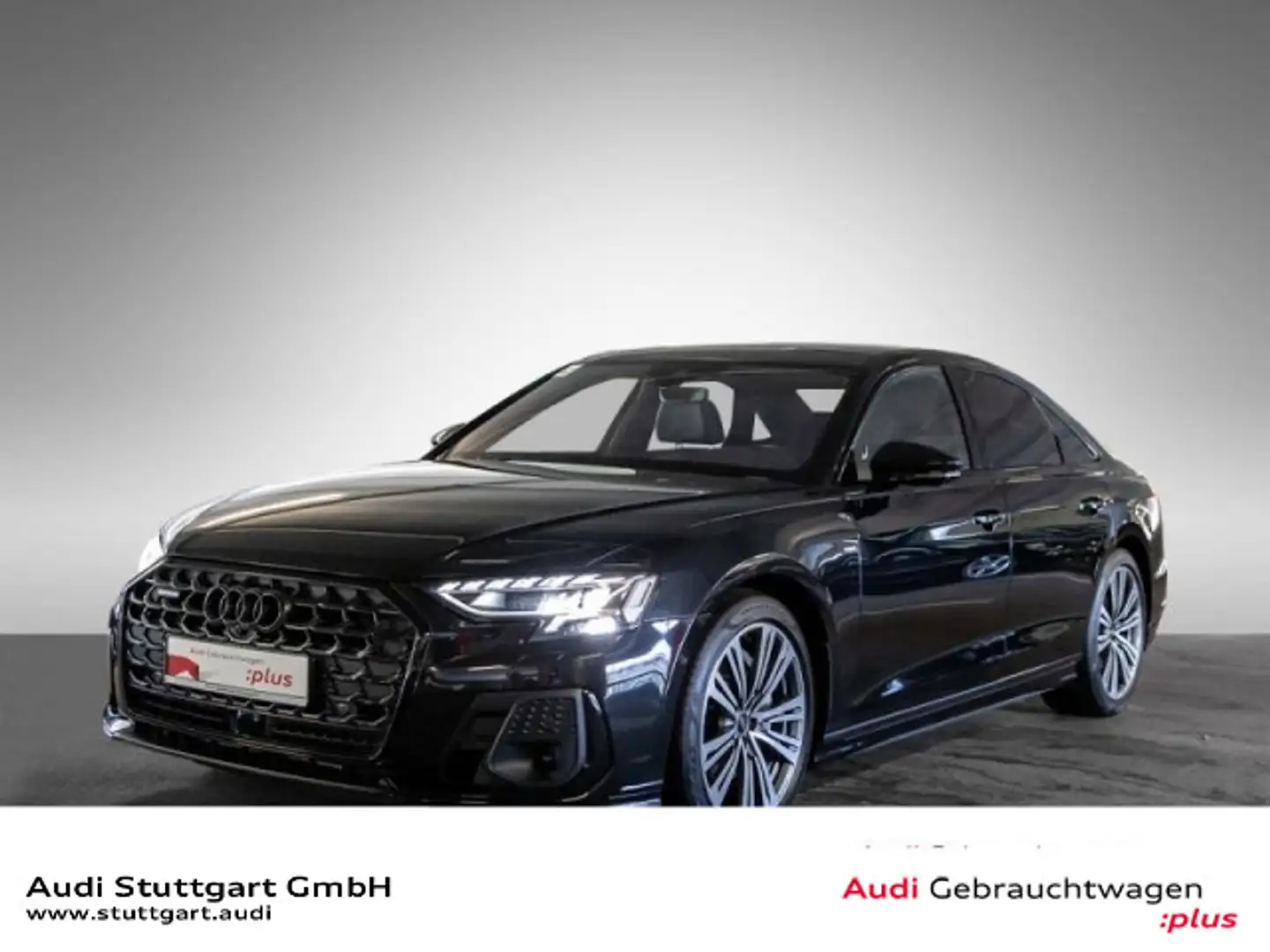 Audi A8 55 TFSI quattro Matrix HeadUp Pano 360° B&O Schwarz - 1