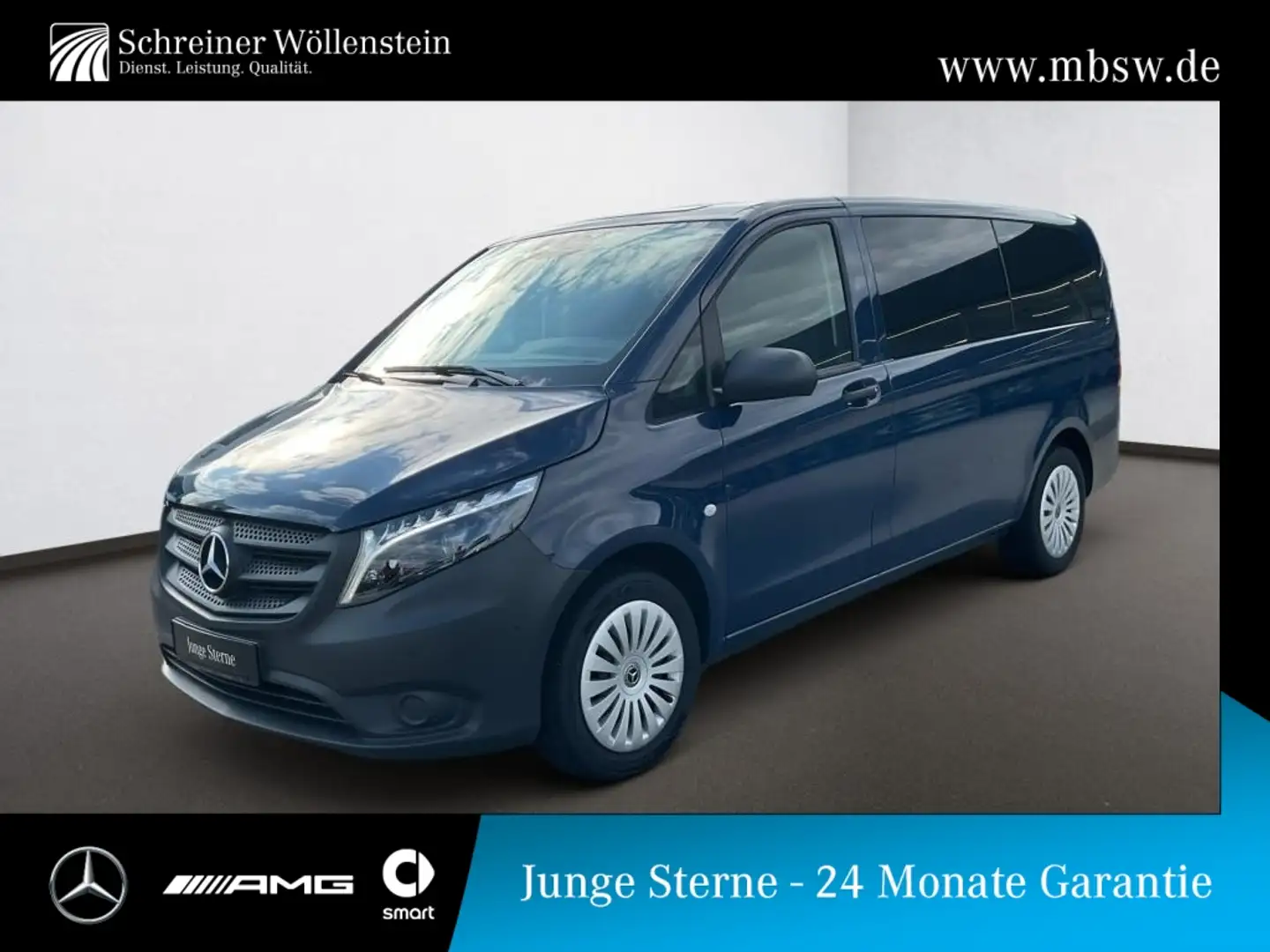 Mercedes-Benz Vito 116 Tourer PRO Lang Kamera*Klima*9-Sitz*LED Blau - 1