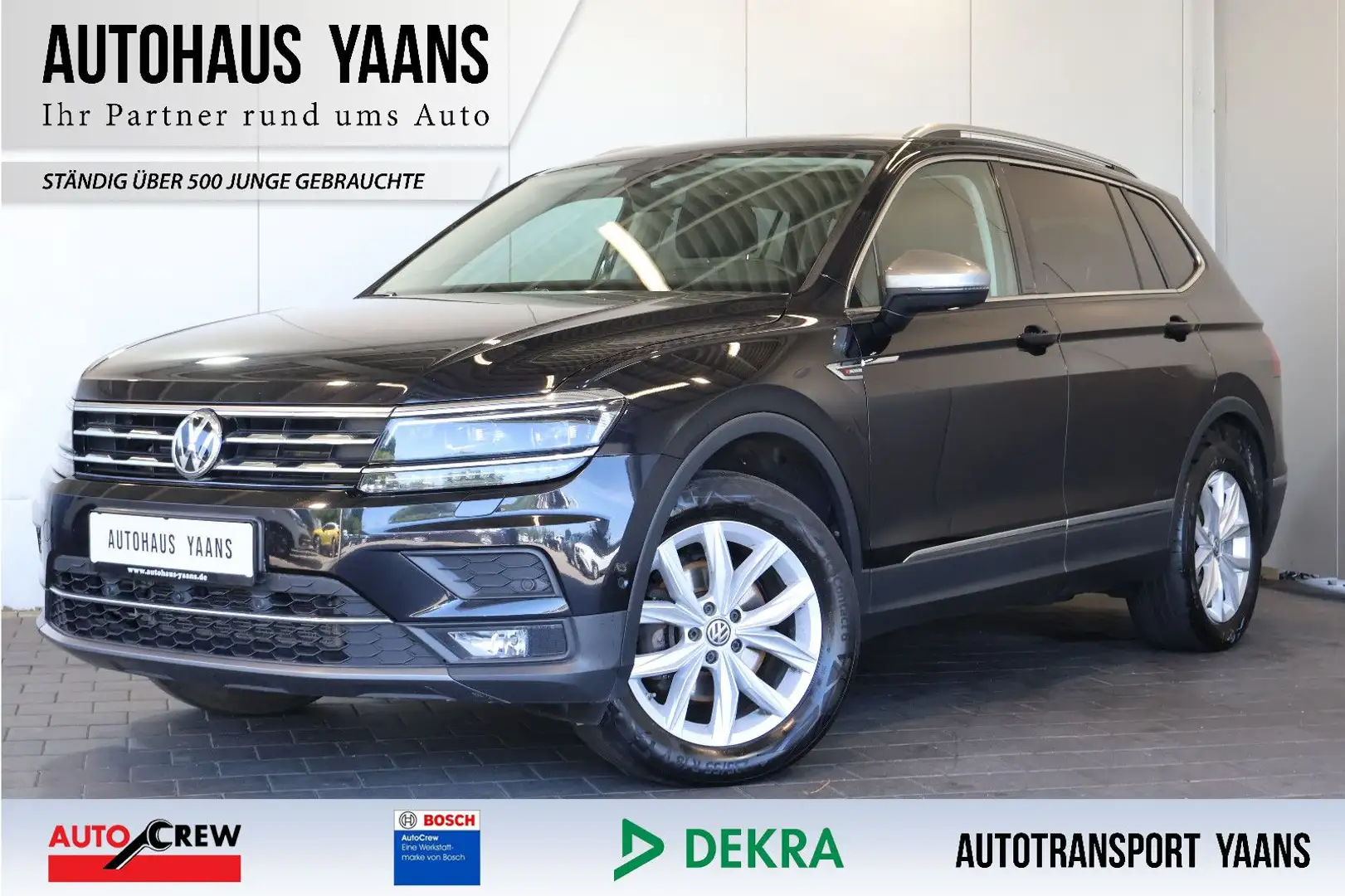 Volkswagen Tiguan Allspace 2.0 TDI High.4M HUD+AID+PANO+AHK Schwarz - 1