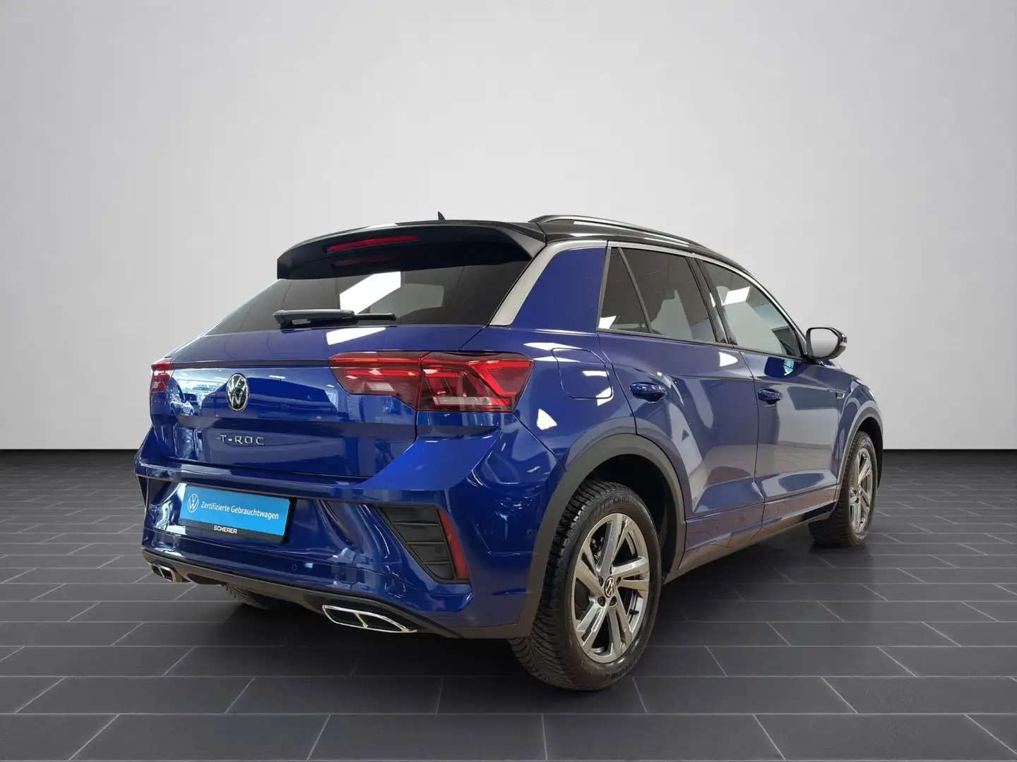 Volkswagen T-Roc 1.5 TSI R-Line DSG NAVI AHK RearView Blau - 2
