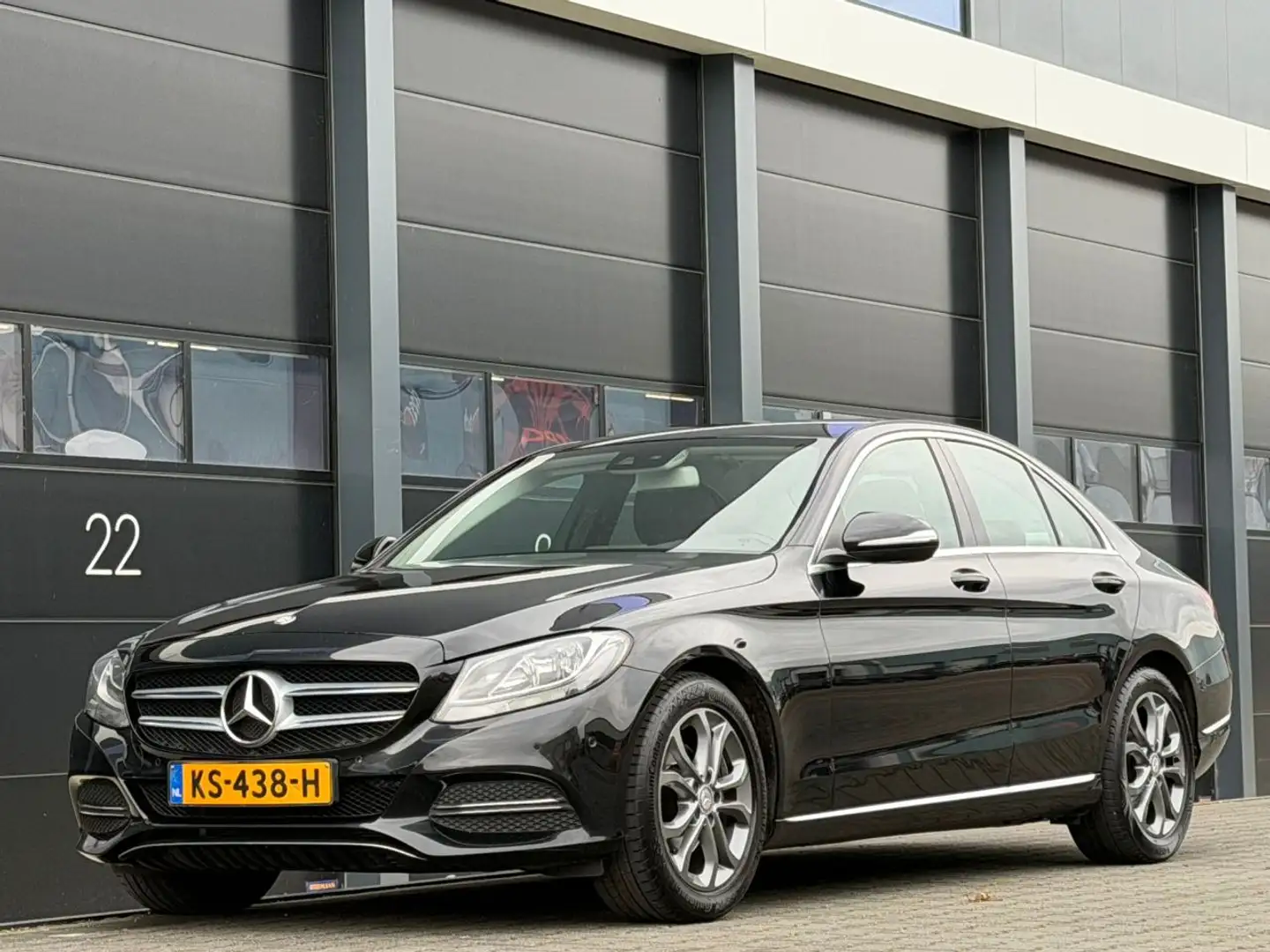 Mercedes-Benz C 220 CDI Navi Leer Clima EURO-6 Zwart - 1