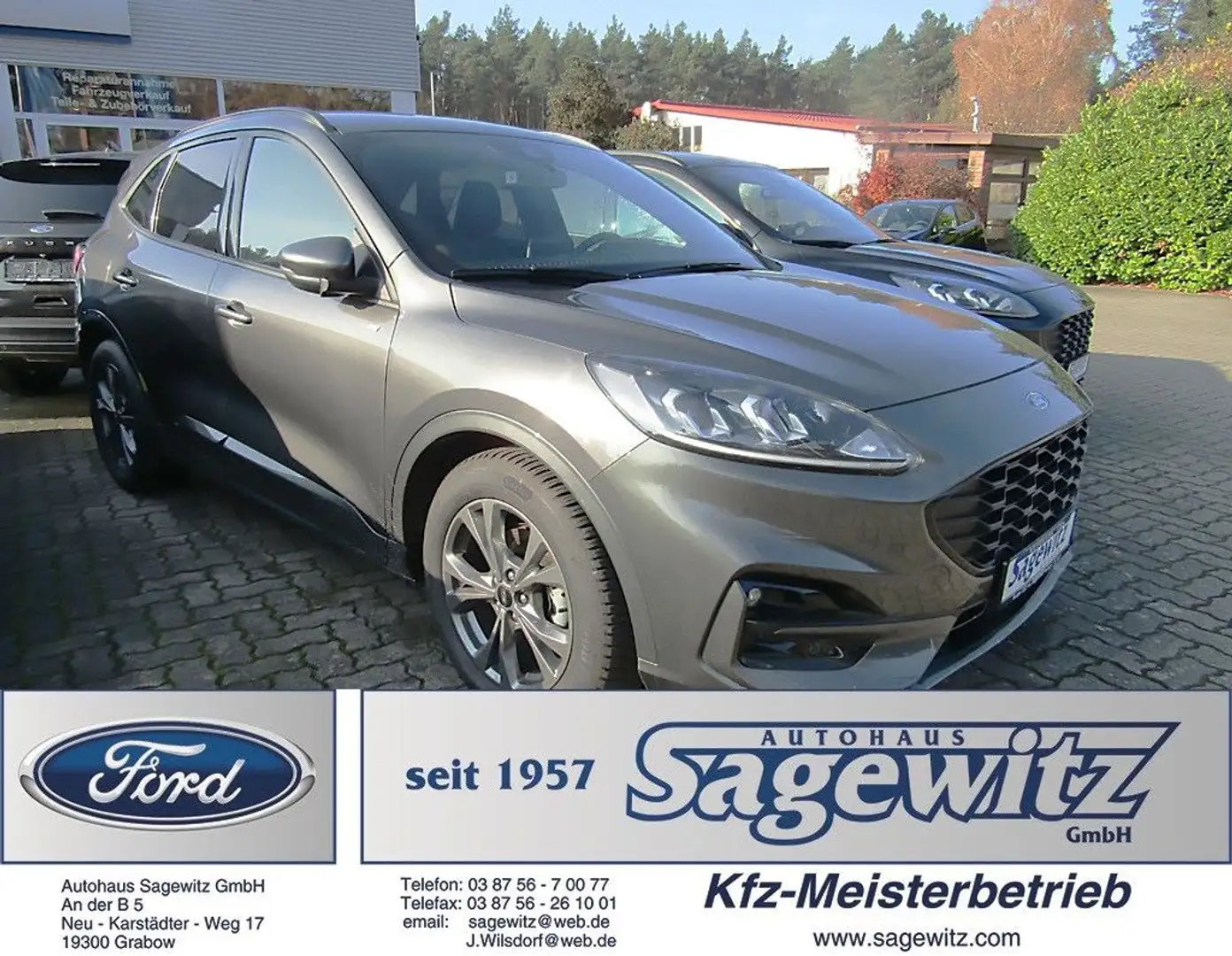 Ford Kuga 2.0 EcoBlue ST-Line Navi DAB LED Grau - 1