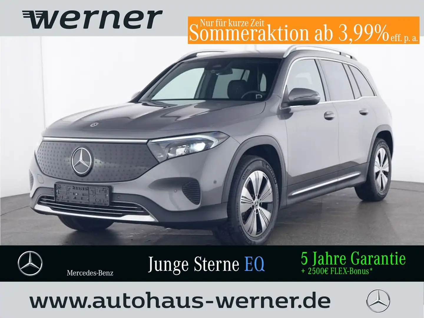 Mercedes-Benz EQB 300 4M PROG-ADVANCED WINTER VZA KAMERA WDGS Сірий - 1