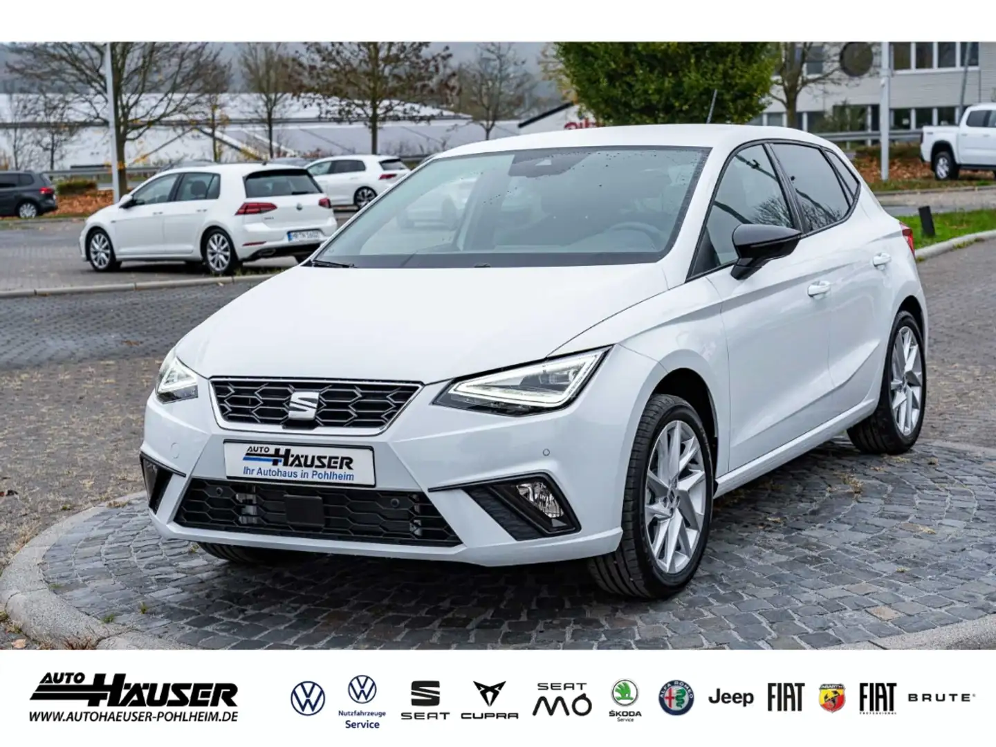 SEAT Ibiza FR 1.0 TSI DSG NAVI KAMERA VIRTUAL ACC LED PDC FUL Weiß - 1