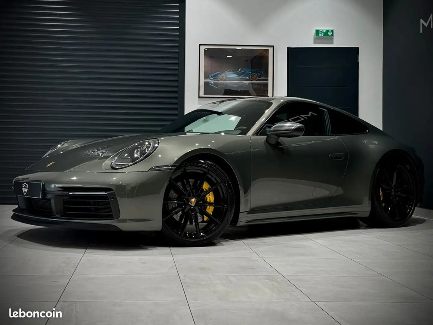 Porsche 992 992 CARRERA S COUPE 3.0i 450 CH PDK 8 PACK SPORT ALLÉGÉ CARBONE + VERT AVENTURINE SIÈGE 18P TOIT CHRONO VOLANT GT ALCANTA Verde - 1