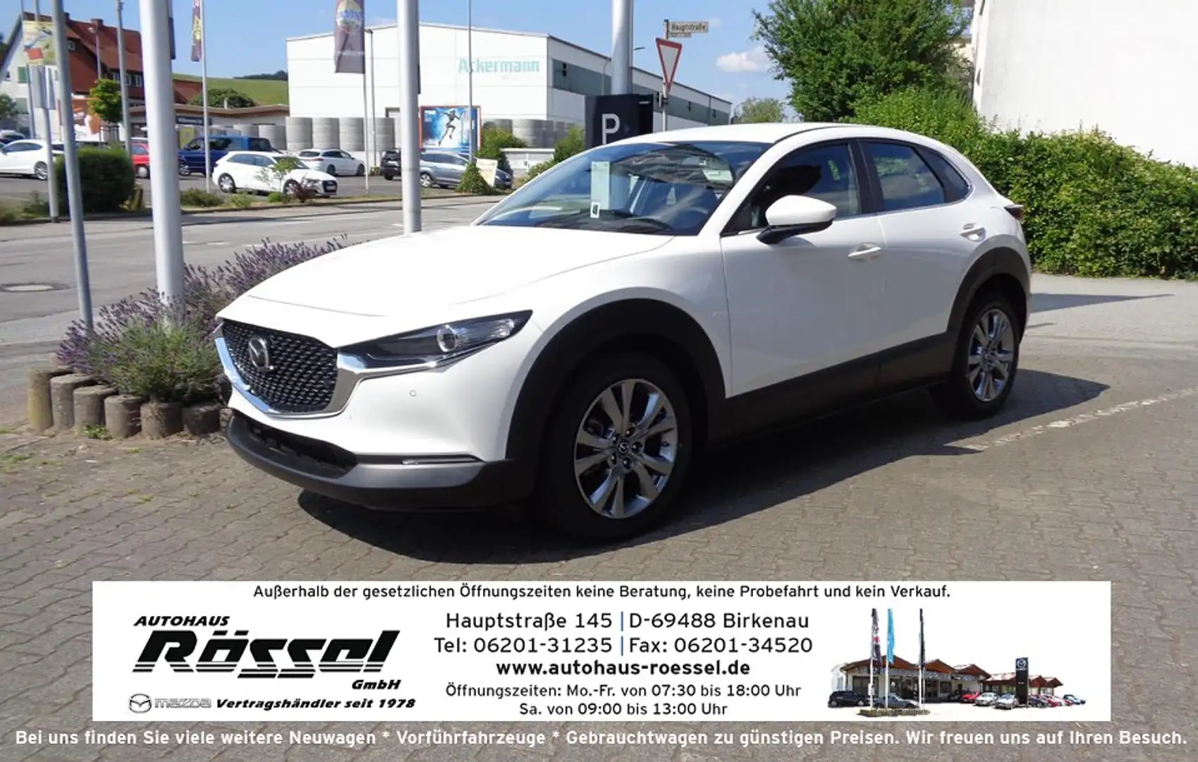 Mazda CX-30 2.5L e-SKYACTIV G 140ps 6MT FWD Centre-line Weiß - 1