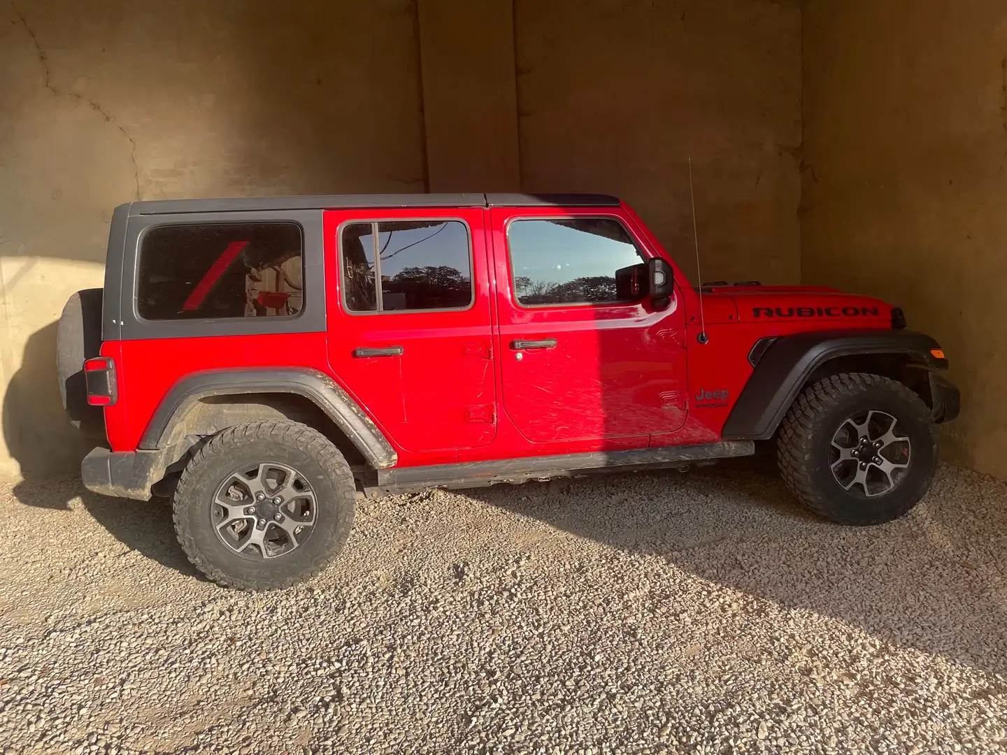 Jeep Wrangler Unlimited 2.2 mjt II Rubicon auto Rosso - 2