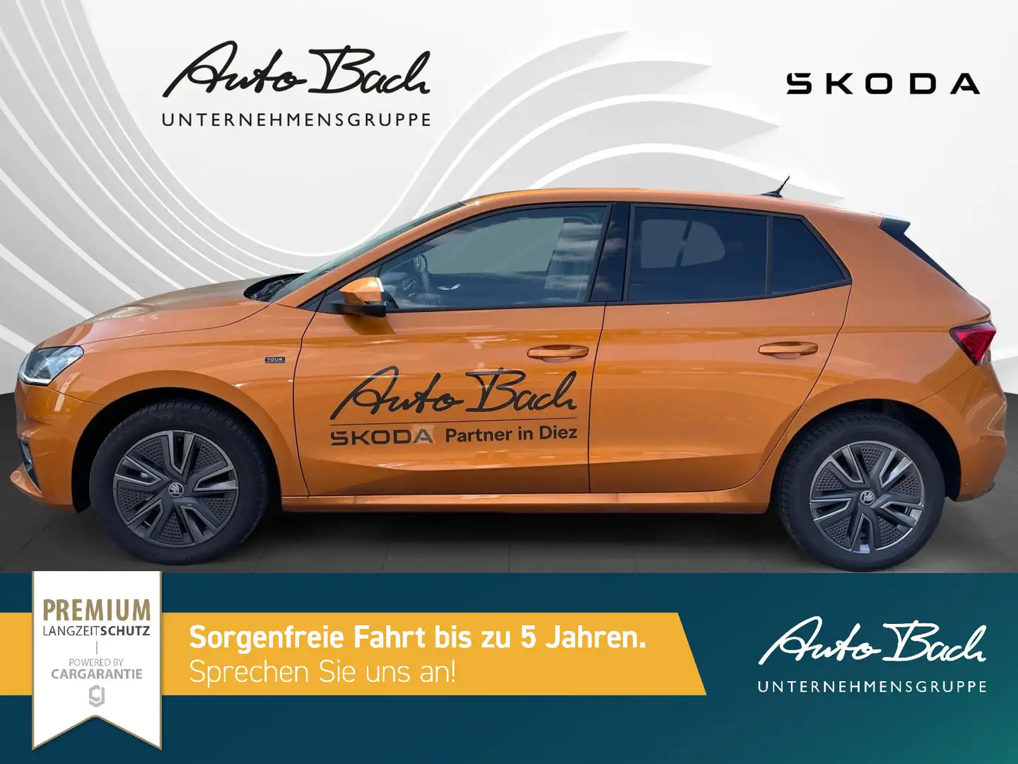 Skoda Fabia 1.0 TSI Tour LED GRA EPH DAB Orange - 2