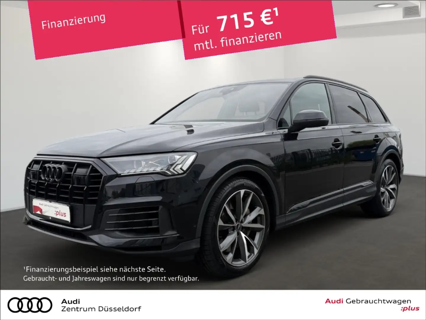 Audi Q7 55 TFSI e quattro HUD B&O KAMERA AHK ACC Noir - 1