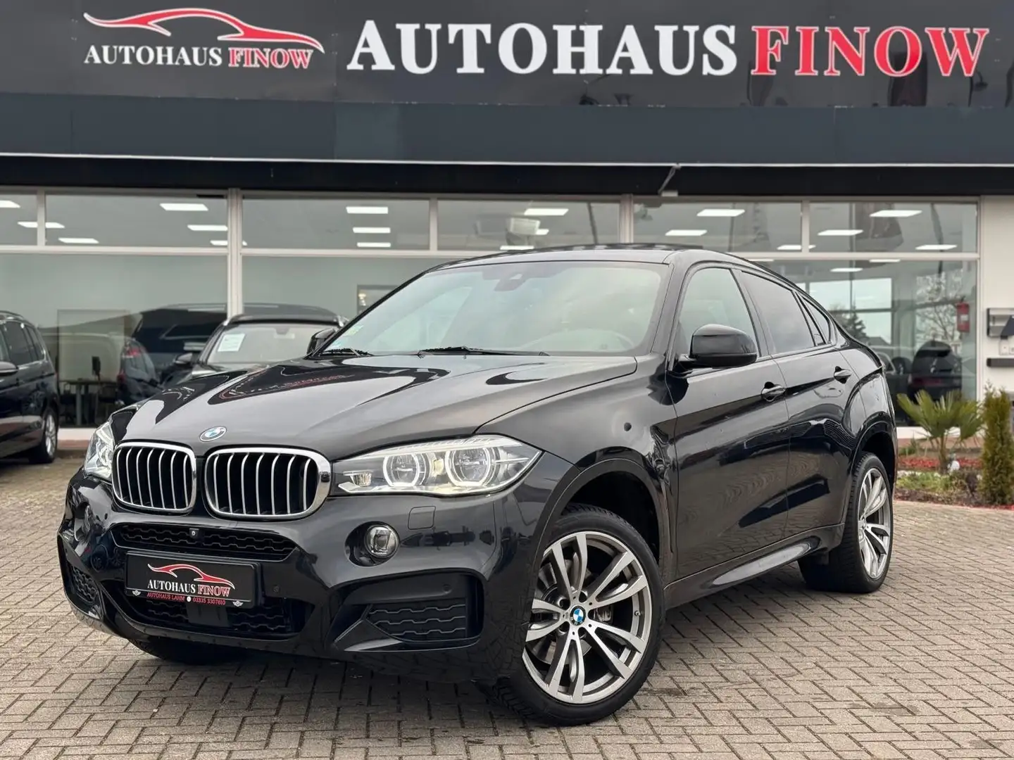 BMW X6 xDrive 40d"M-SPORT"PANO"HEAD UP"KEYLESS"AHK" Schwarz - 1