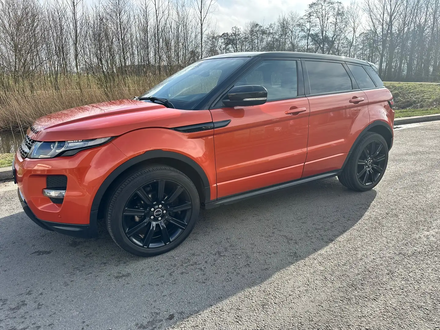 Land Rover Range Rover Evoque 2.0 Si 4WD Prestige/PANORAMADAK/MERIDAN/MEMORY/STU Naranja - 2